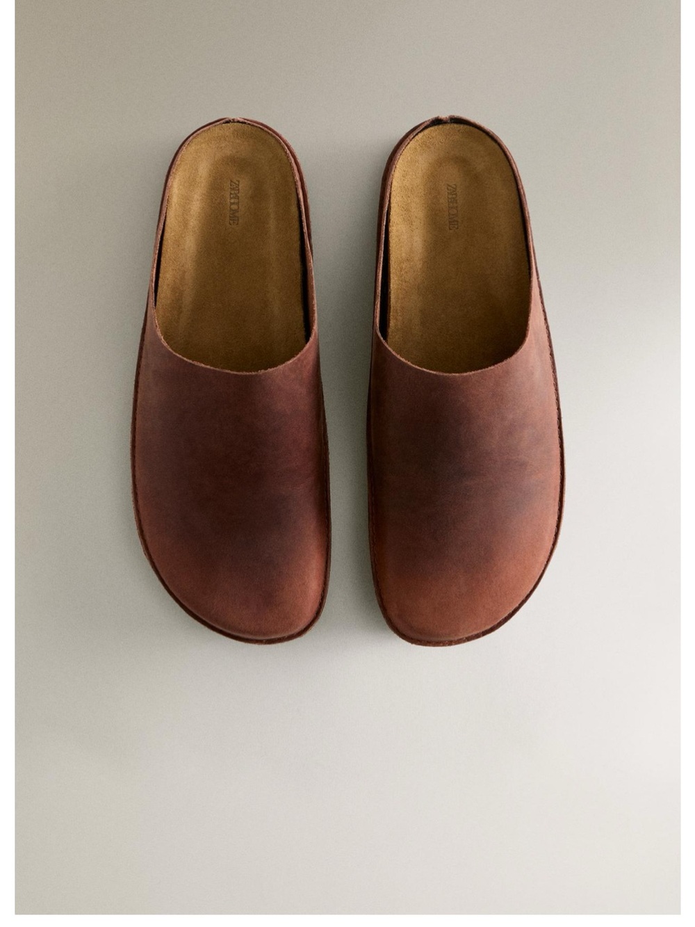 MINIMAL LEATHER MULES